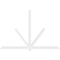 Ekena Millwork Kennewick Architectural Grade PVC Gable Bracket, 108"W x 72"H x 4"D x 4"F, 16/12 Pitch GBP108X72X0404KEN00 - alternate 2